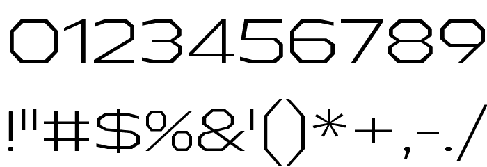 AthabascaExLt-Regular Font OTHER CHARS