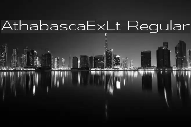 AthabascaExLt-Regular Example 2