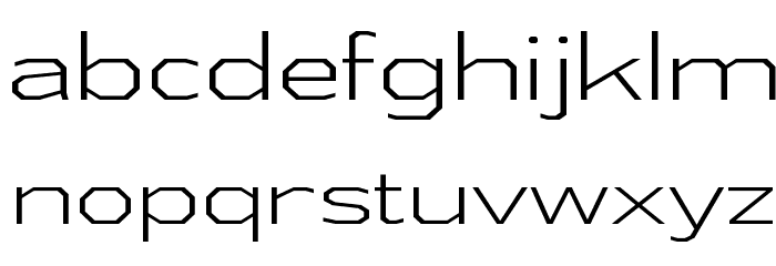 AthabascaExLt-Regular Font LOWERCASE