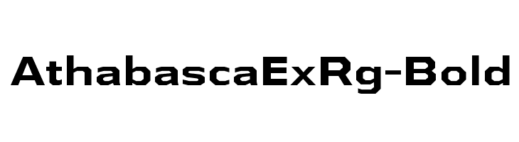 AthabascaExRg-Bold Font