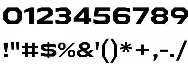 AthabascaExRg-Bold Font OTHER CHARS