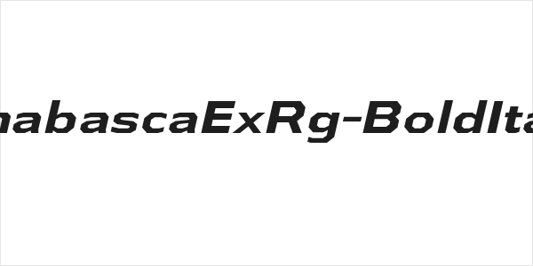 AthabascaExRg-BoldItalic Logo