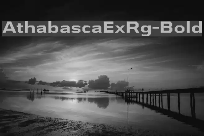AthabascaExRg-Bold Font examples