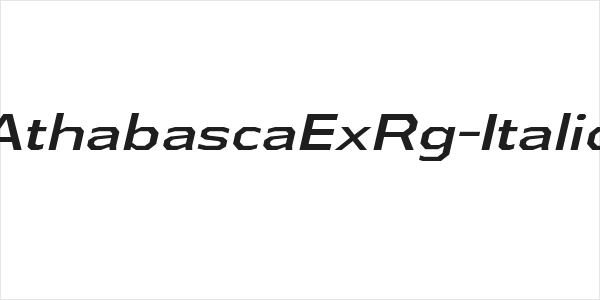 AthabascaExRg-Italic Logo
