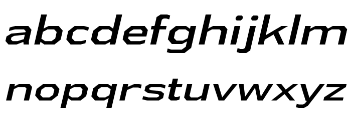 AthabascaExRg-Italic Font LOWERCASE
