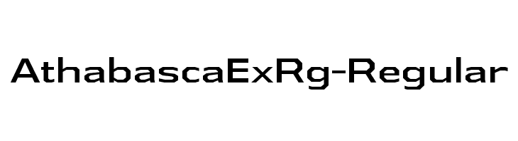 AthabascaExRg-Regular  baixar fontes gratis
