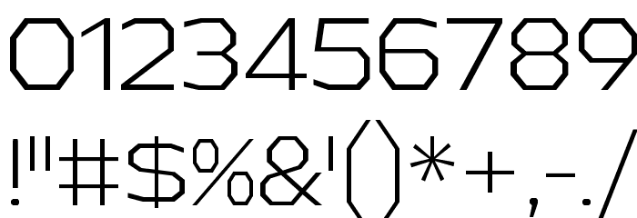 AthabascaLt-Regular Font Alte caractere