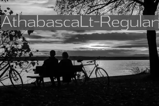 AthabascaLt-Regular Font examples