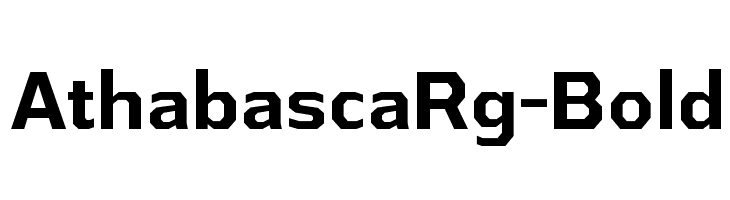 AthabascaRg-Bold  font caratteri gratis