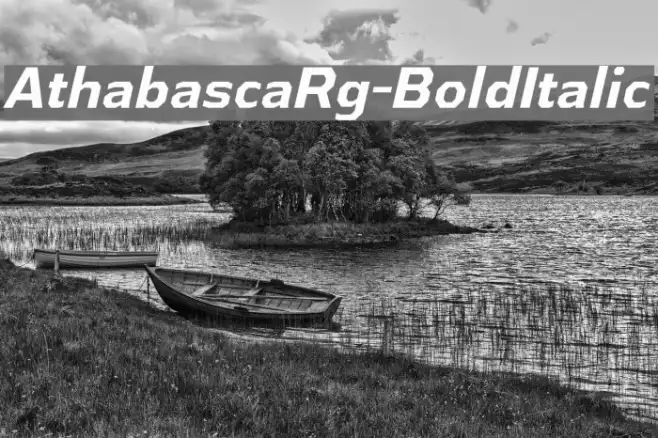 AthabascaRg-BoldItalic Example 2