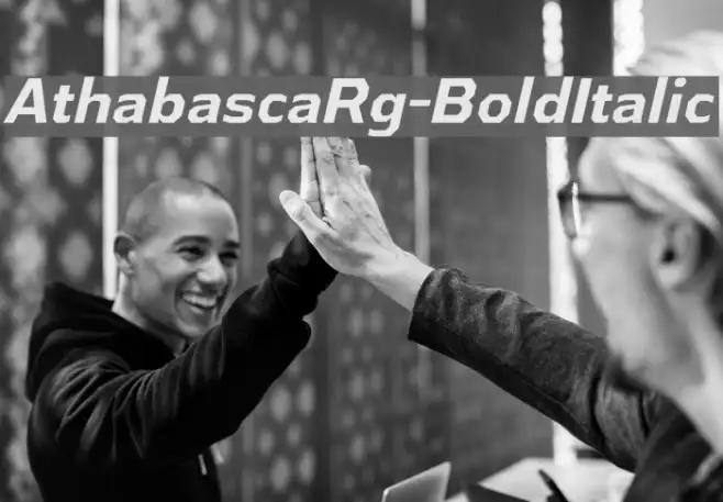 AthabascaRg-BoldItalic Example 3