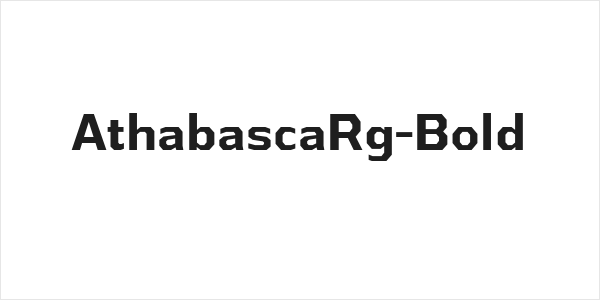 AthabascaRg-Bold Logo