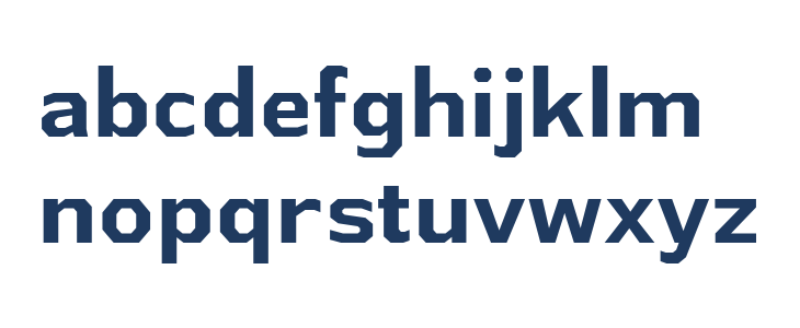 AthabascaRg-Bold Lowercase