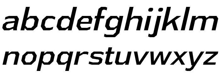 AthabascaRg-Italic Font LOWERCASE