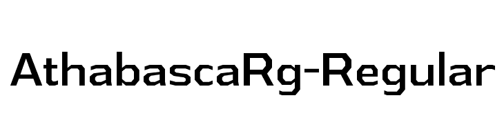 AthabascaRg-Regular  les polices de caractères gratuit tlcharger