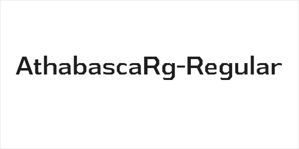 AthabascaRg-Regular Logo