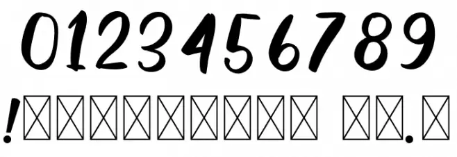 Athain-Regular Font OTHER CHARS