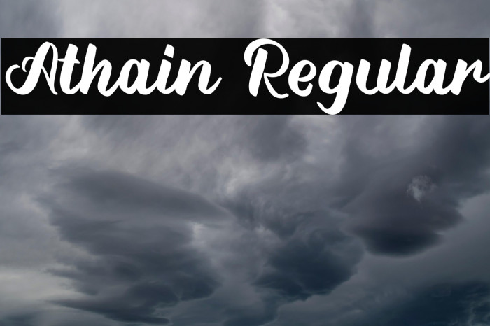 Athain Regular Example 1