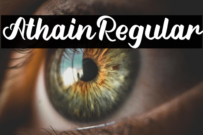 Athain-Regular Example 1