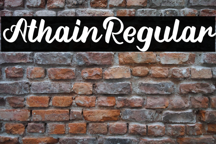 Athain-Regular Example 3