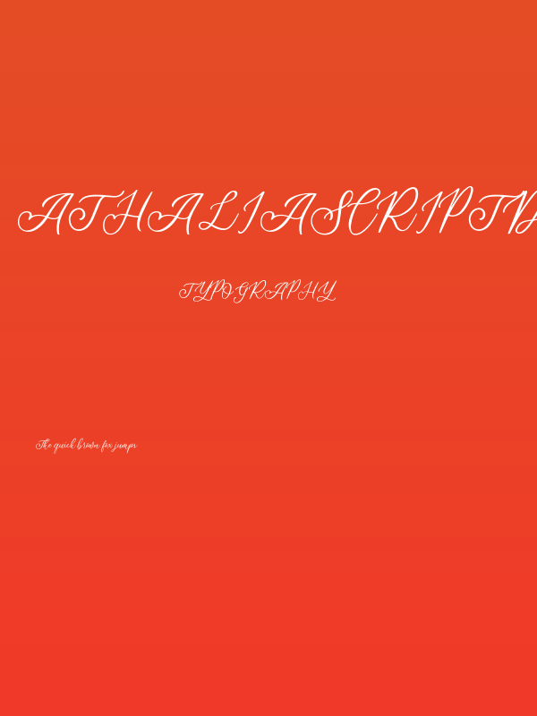 AthaliaScriptDemo Poster