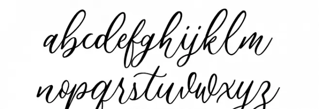 AthaliaScriptDemo Шрифта строчной