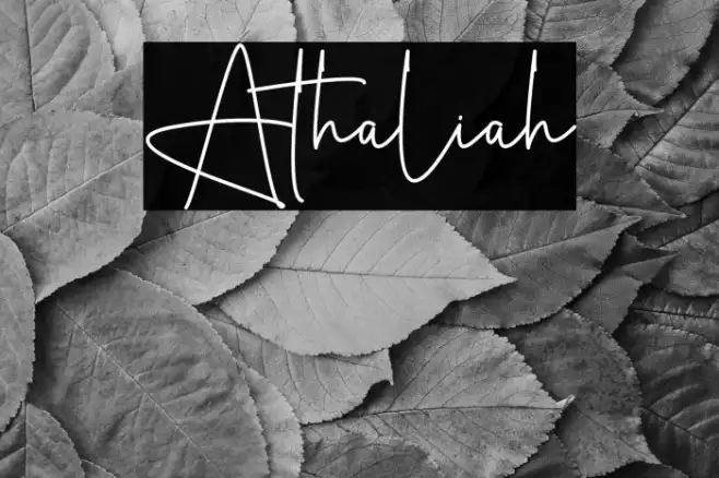 Athaliah Example 1