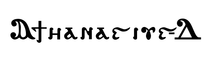 Athanasius-D  baixar fontes gratis