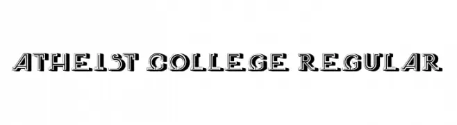 Atheist College Regular  Descarca Fonturi Gratis