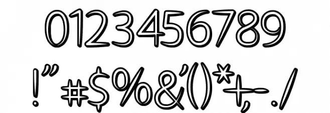 Atheist Font OTHER CHARS