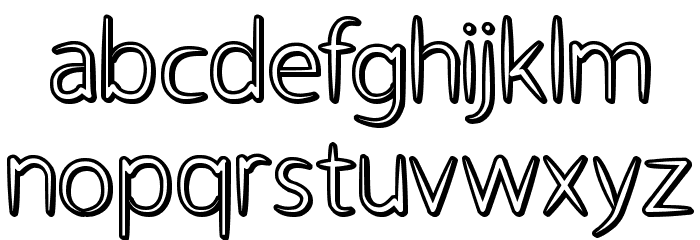 Atheist Font LOWERCASE