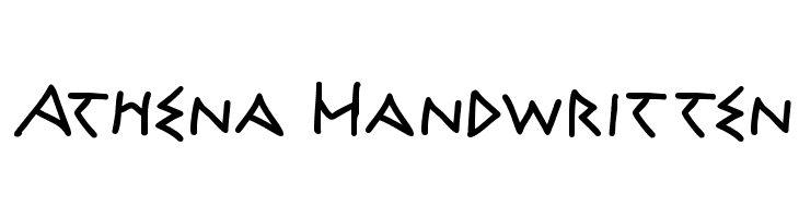 Athena Handwritten Fonte