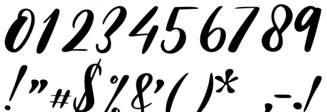 Athena - Personal Use フォント その他の文字