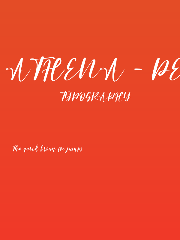 Athena - Personal Use Poster