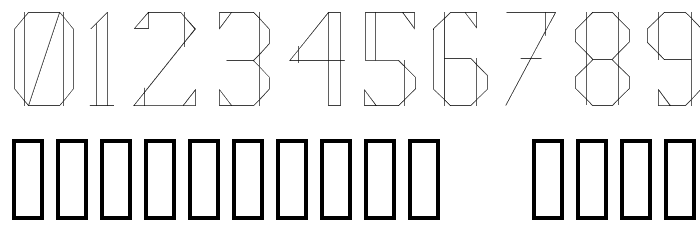 Athena Regular Font OTHER CHARS