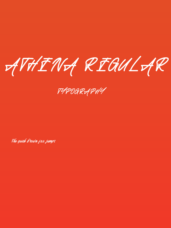 Athena Regular Poster