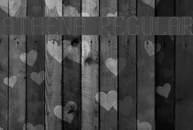 Athena Regular Font examples
