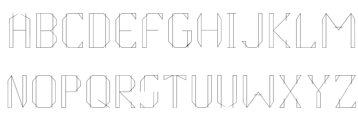 Athena Regular Font LOWERCASE