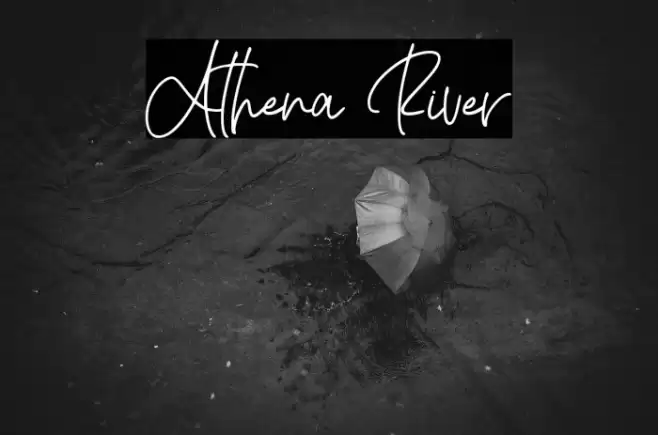 Athena River Font examples