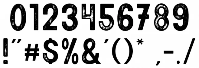 Athena Rustic Font OTHER CHARS