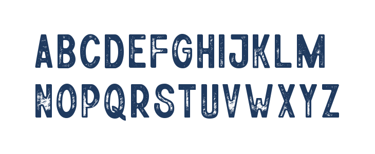 Athena Rustic Lowercase