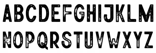 Athena Rustic フォント 小文字
