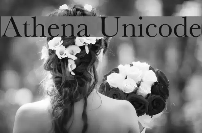 Athena Unicode Font examples