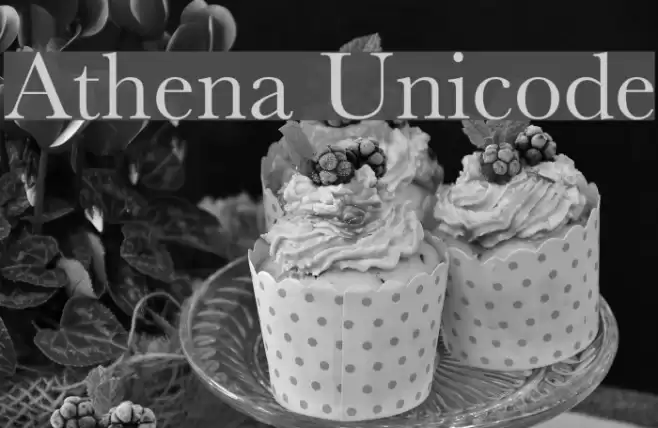 Athena Unicode Font examples