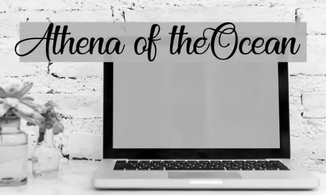 Athena of theOcean フォント examples