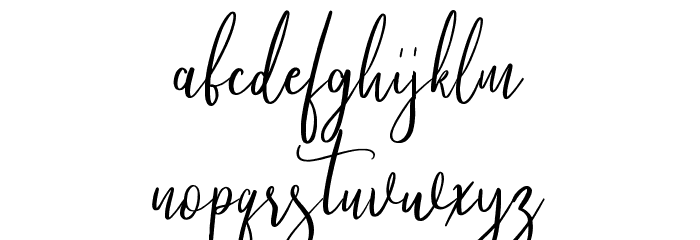 Athen Font LOWERCASE