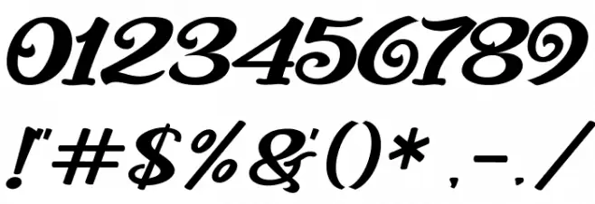 Athena Font OTHER CHARS