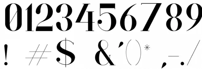 Athene フォント その他の文字