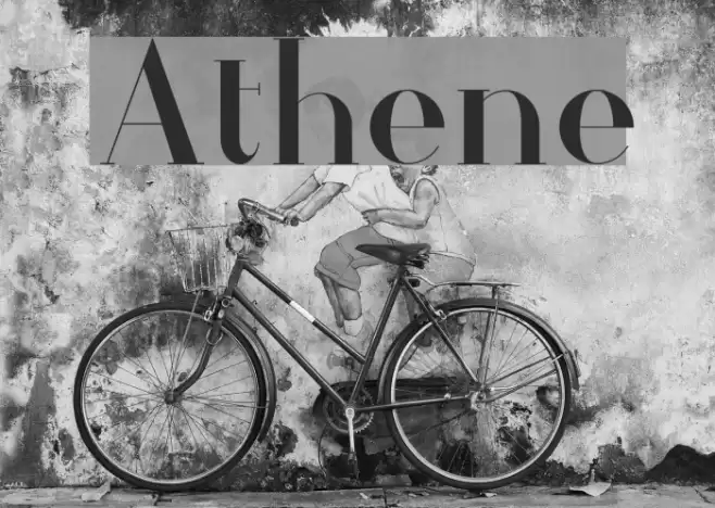 Athene フォント examples