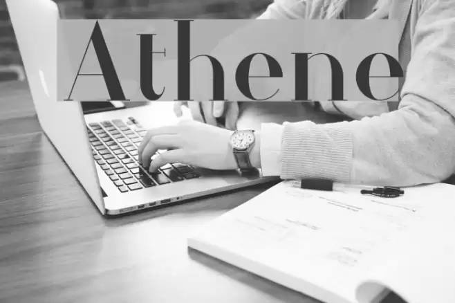 Athene フォント examples